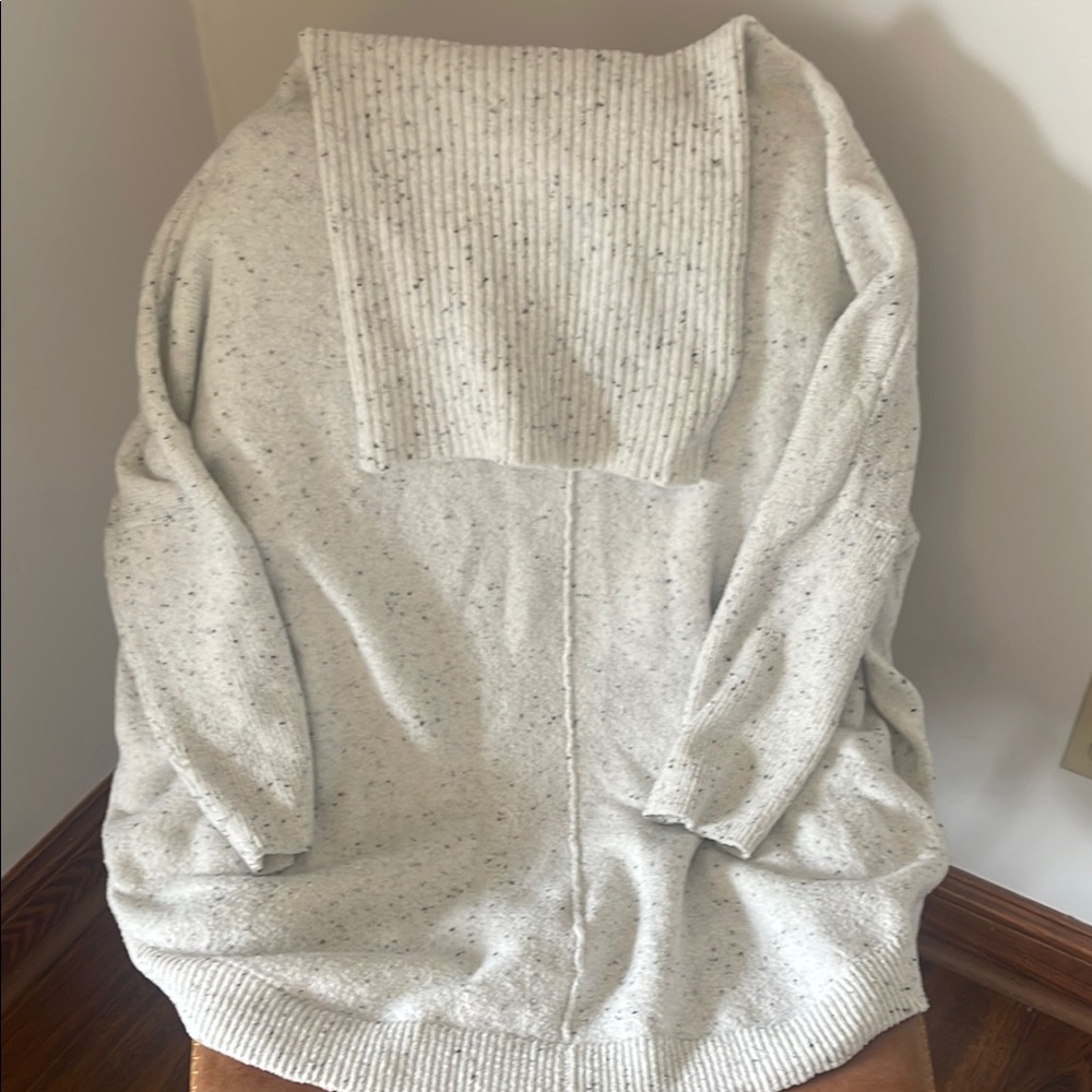 Time and Tru Gray Cowl Neck Sweater